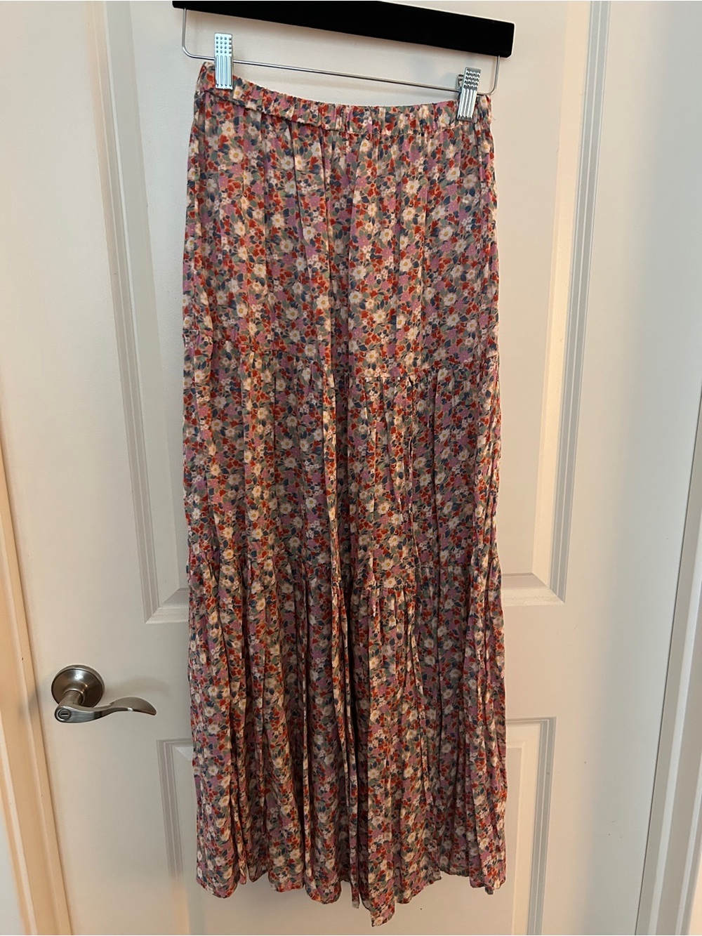 Billabong x The Salty Blonde Floral Tiered Maxi Skirt